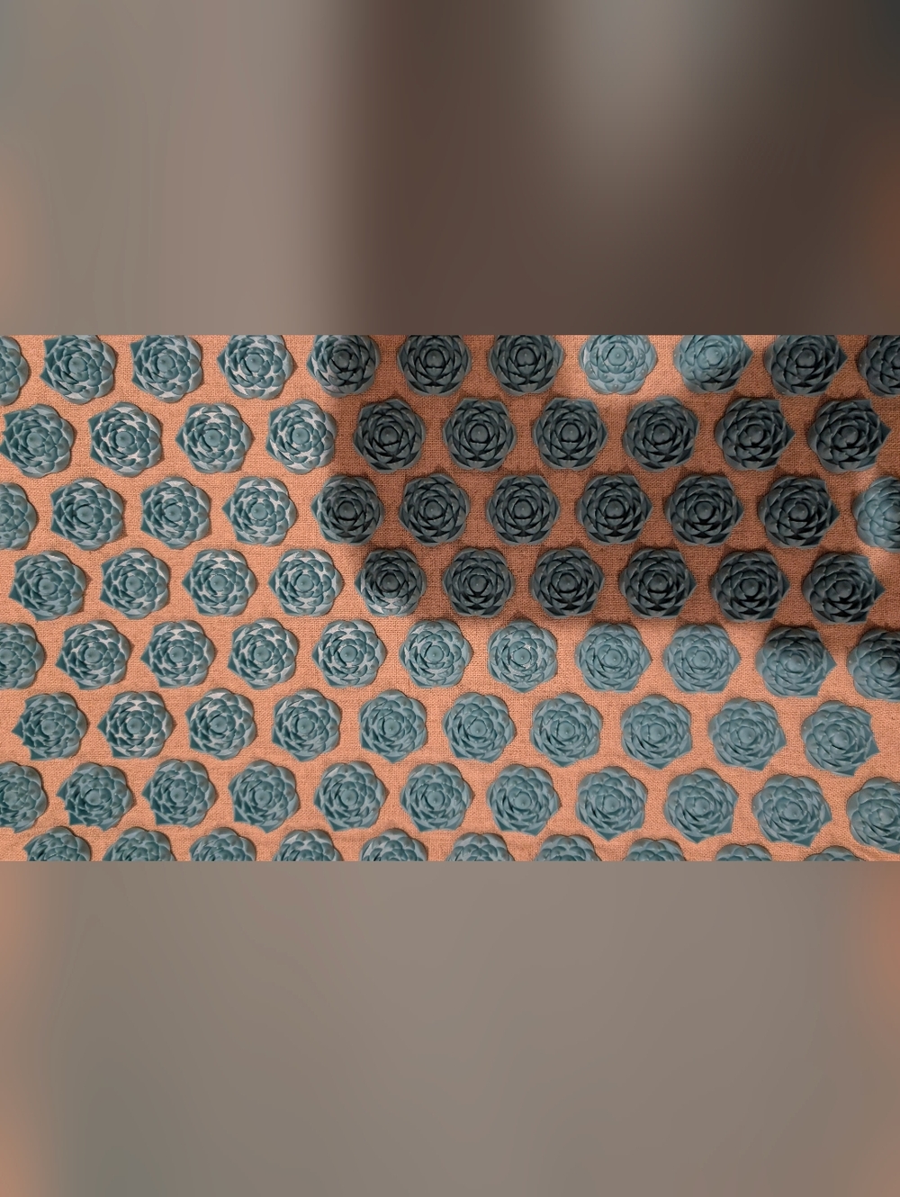 Lotus spike Accupressure Massage  mat + pillow - Picture 3 of 7